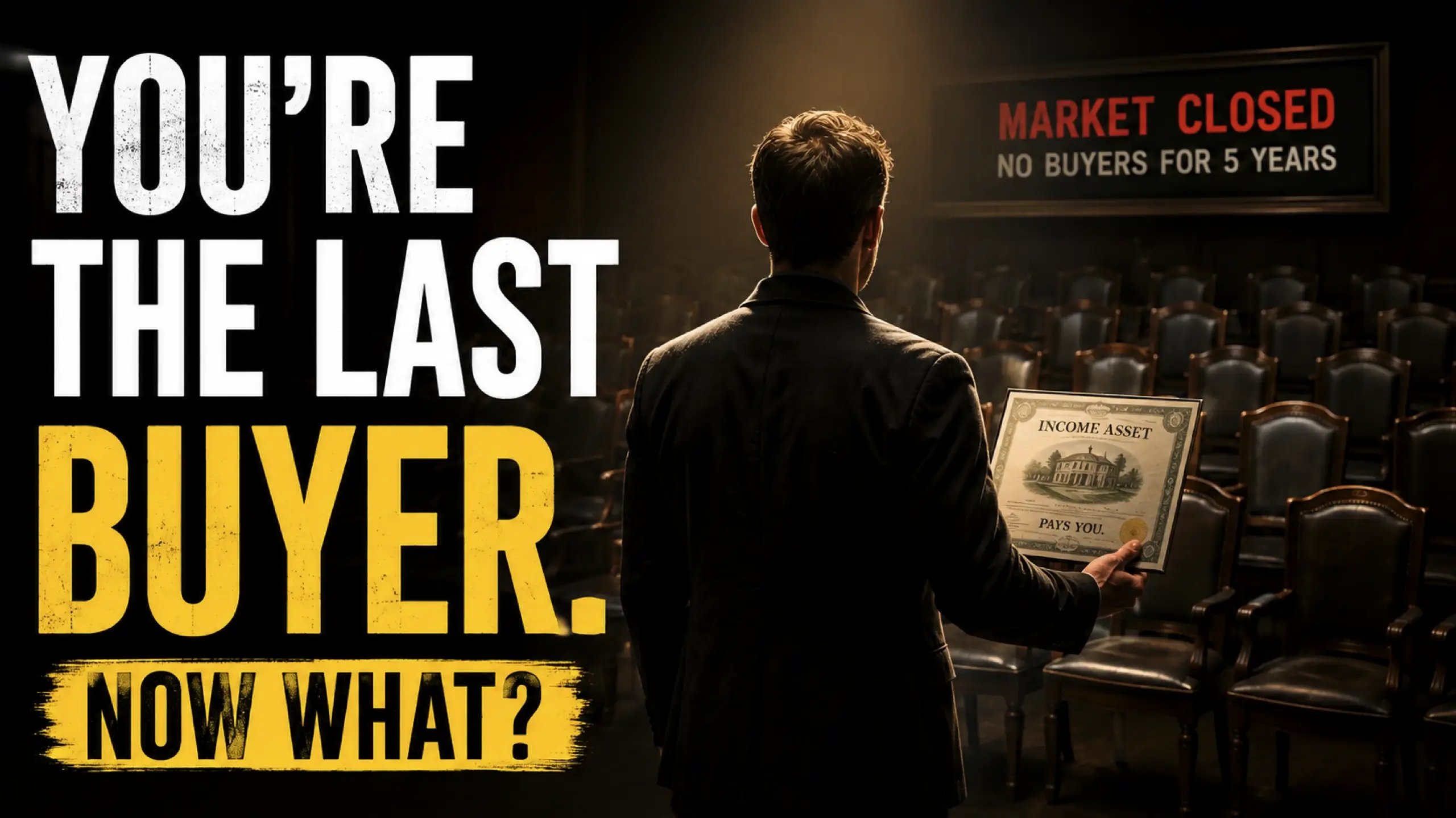 If the market closed for five years, would you still make a return?